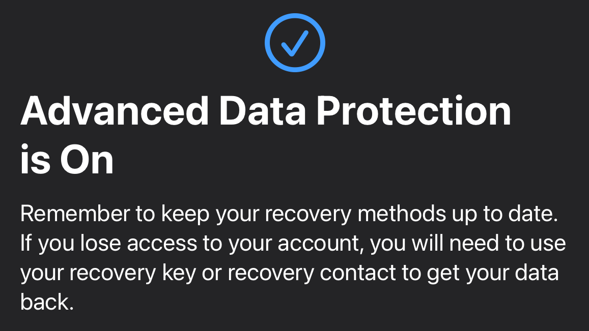 📬 iCloud Advanced Data Protection: how to use it